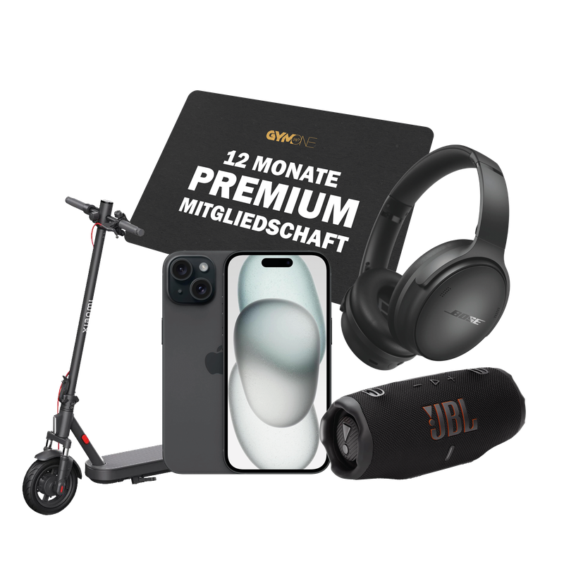 GymOne Oster-Gewinnspiel Preise Übersicht