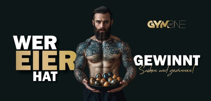 GymOne MaxiCard Osteraktion Gewinnkarte